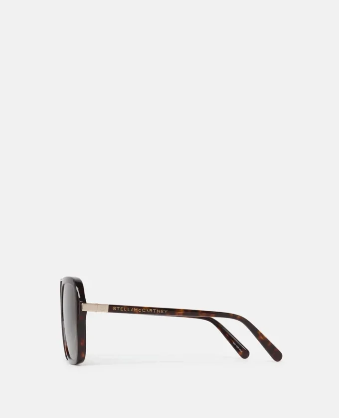 Oversized Square Metal Bar Sunglasses Oversized Square Metal Bar Sunglasses