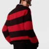 Oversized Striped V-Neck Sweater Oversized Striped V-Neck Sweater