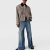 Oversized Tweed Bomber Jacket Oversized Tweed Bomber Jacket