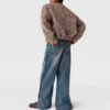 Oversized Tweed Bomber Jacket Oversized Tweed Bomber Jacket