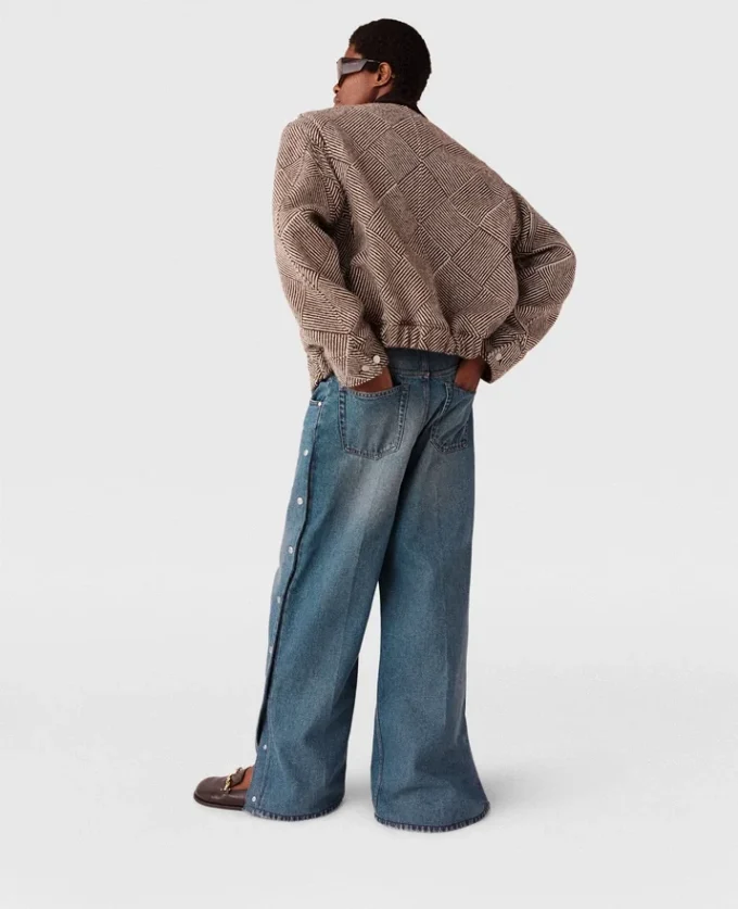 Oversized Tweed Bomber Jacket Oversized Tweed Bomber Jacket