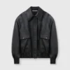 Oversized Vegan Bomber Jacket Oversized Vegan Bomber Jacket