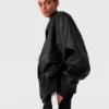 Oversized Vegan Bomber Jacket Oversized Vegan Bomber Jacket