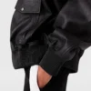 Oversized Vegan Bomber Jacket Oversized Vegan Bomber Jacket