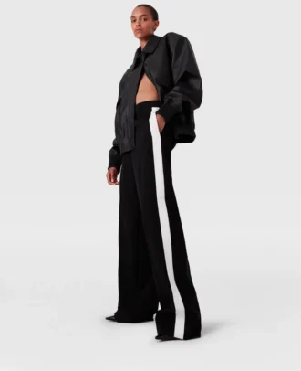 Low-Rise Stripe Straight-Leg Pants Low-Rise Stripe Straight-Leg Pants
