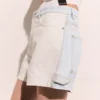 Paneled Denim Shorts Paneled Denim Shorts