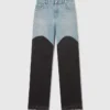 Patchwork Panel Denim Jeans Patchwork Panel Denim Jeans