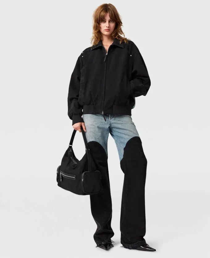 Patchwork Panel Denim Jeans Patchwork Panel Denim Jeans