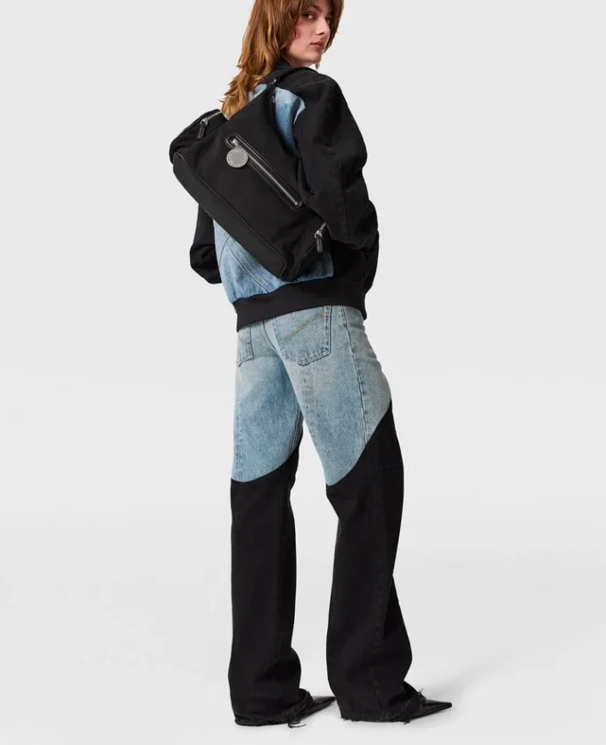 Patchwork Panel Denim Jeans Patchwork Panel Denim Jeans