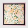 Peony Print Square Scarf