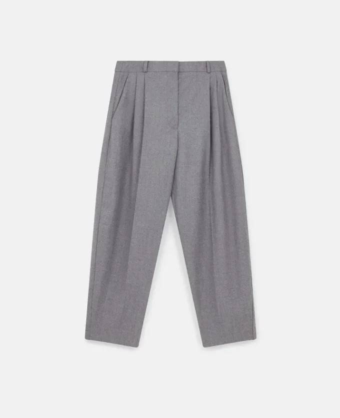 Pleated High-Rise Wool Pants Pleated High-Rise Wool Pants