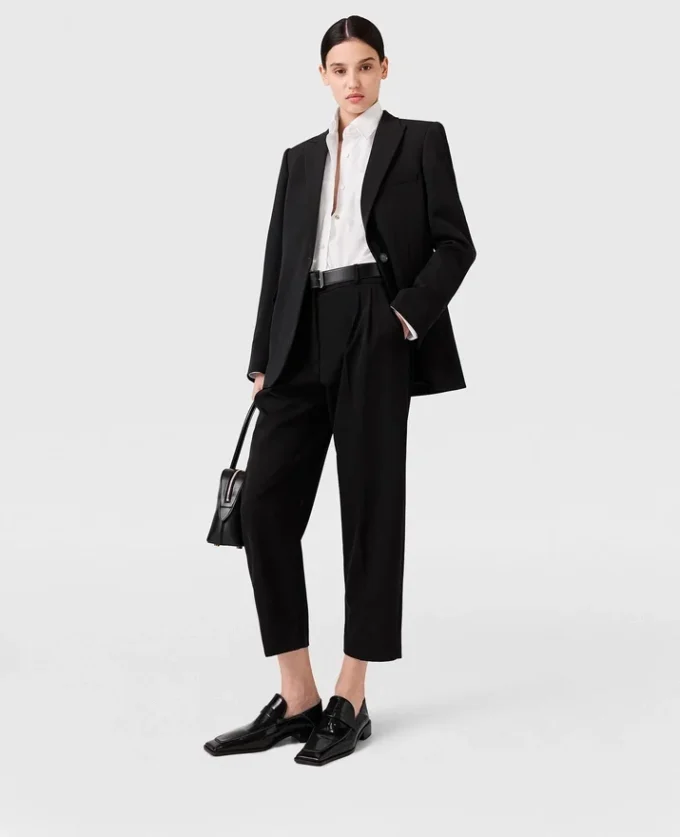 Pleated High-Rise Wool Pants Pleated High-Rise Wool Pants