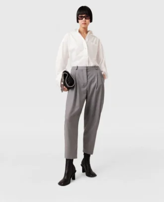 Pleated High-Rise Wool Pants Pleated High-Rise Wool Pants