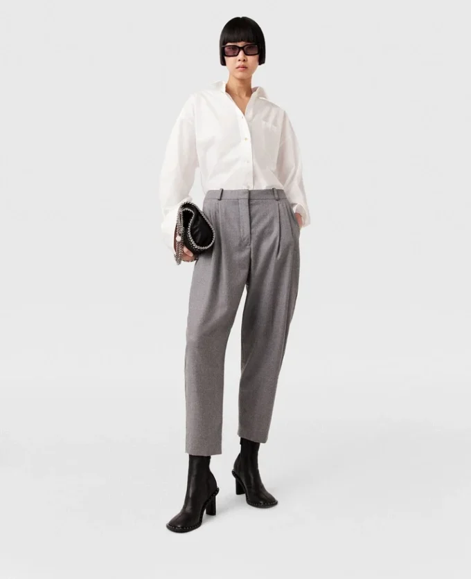 Pleated High-Rise Wool Pants Pleated High-Rise Wool Pants