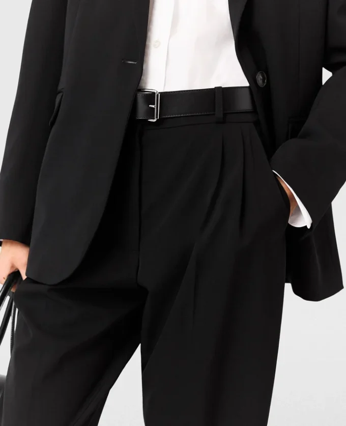 Pleated High-Rise Wool Pants Pleated High-Rise Wool Pants