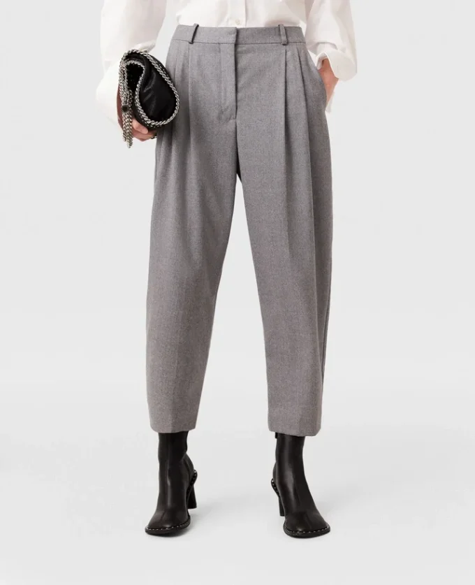Pleated High-Rise Wool Pants Pleated High-Rise Wool Pants