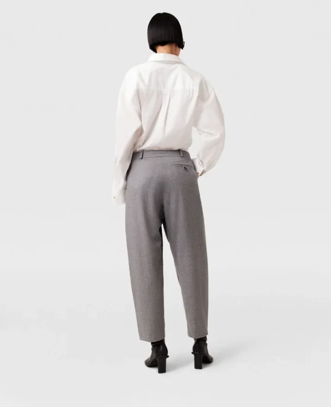 Pleated High-Rise Wool Pants Pleated High-Rise Wool Pants