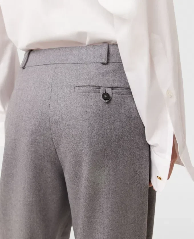 Pleated High-Rise Wool Pants Pleated High-Rise Wool Pants