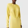 Pleated Jersey Long-Sleeve Maxi Dress Pleated Jersey Long-Sleeve Maxi Dress