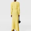 Pleated Jersey Long-Sleeve Maxi Dress Pleated Jersey Long-Sleeve Maxi Dress