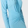 Pleated Jersey Long-Sleeve Midi Dress Pleated Jersey Long-Sleeve Midi Dress