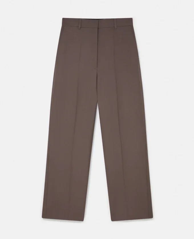 Pleated Low-Rise Pants Pleated Low-Rise Pants