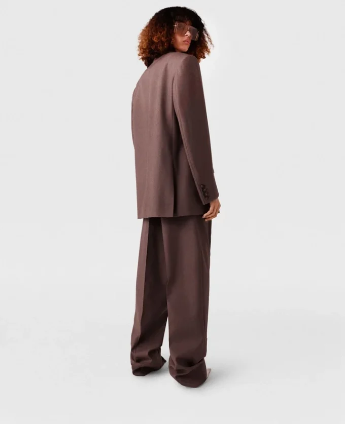 Pleated Low-Rise Pants Pleated Low-Rise Pants