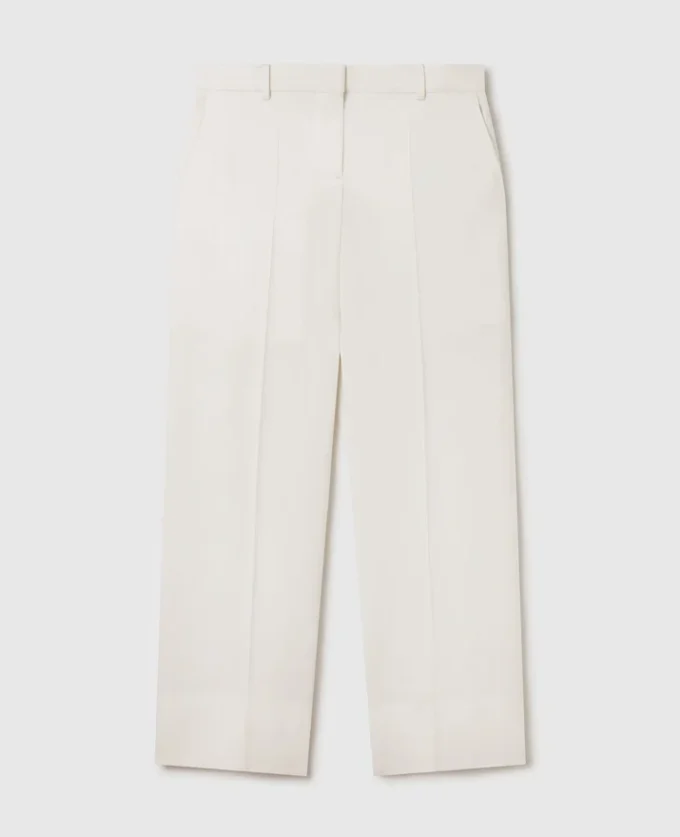 Pleated Straight-Leg Pants Pleated Straight-Leg Pants
