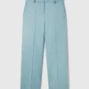 Pleated Straight-Leg Pants Pleated Straight-Leg Pants