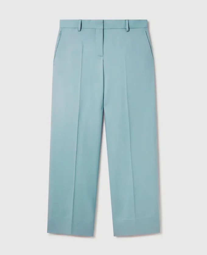 Pleated Straight-Leg Pants Pleated Straight-Leg Pants
