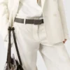 Pleated Straight-Leg Pants Pleated Straight-Leg Pants