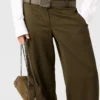 Pleated Straight-Leg Pants Pleated Straight-Leg Pants