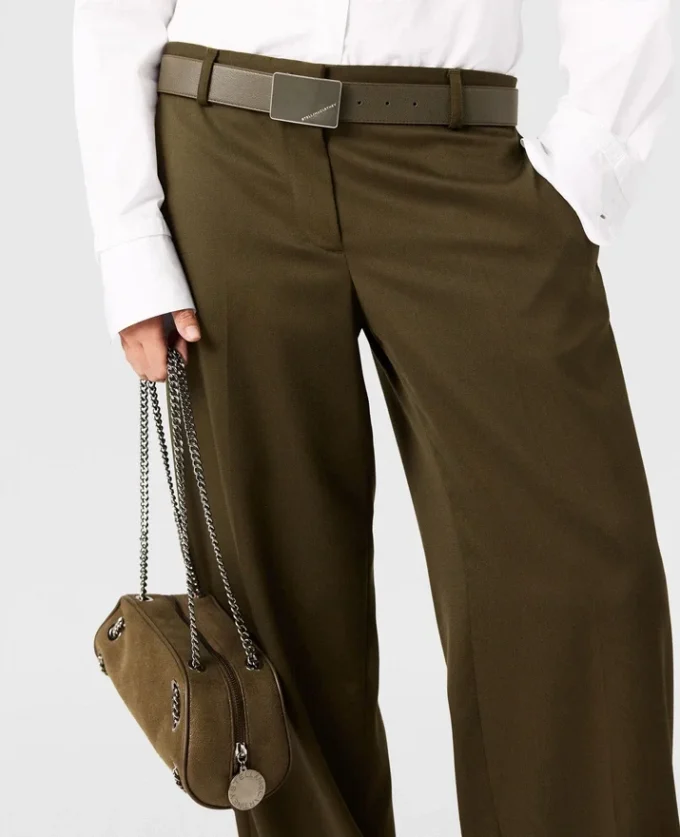 Pleated Straight-Leg Pants Pleated Straight-Leg Pants