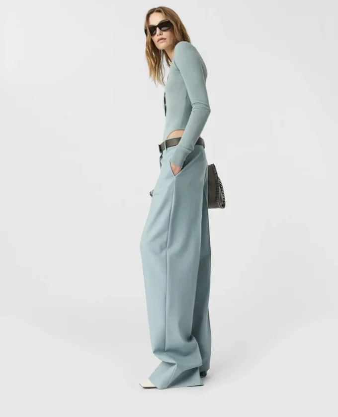Pleated Straight-Leg Pants Pleated Straight-Leg Pants