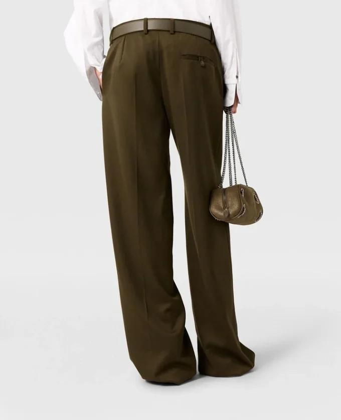 Pleated Straight-Leg Pants Pleated Straight-Leg Pants