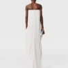 Pleated Strapless Silk-Blend Dress Pleated Strapless Silk-Blend Dress