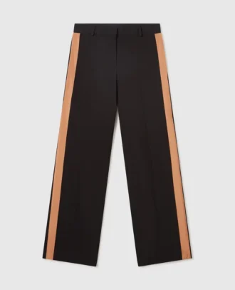 Pleated Wide-Leg Trousers