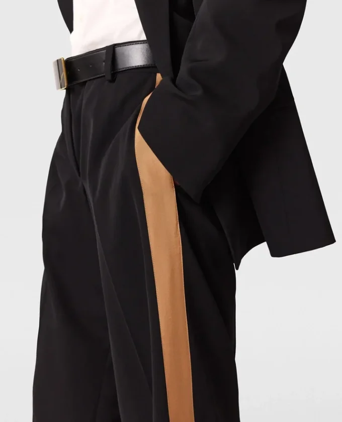 Pleated Wide-Leg Trousers Pleated Wide-Leg Trousers