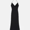 Plunge Crystal Halterneck Maxi Dress Plunge Crystal Halterneck Maxi Dress