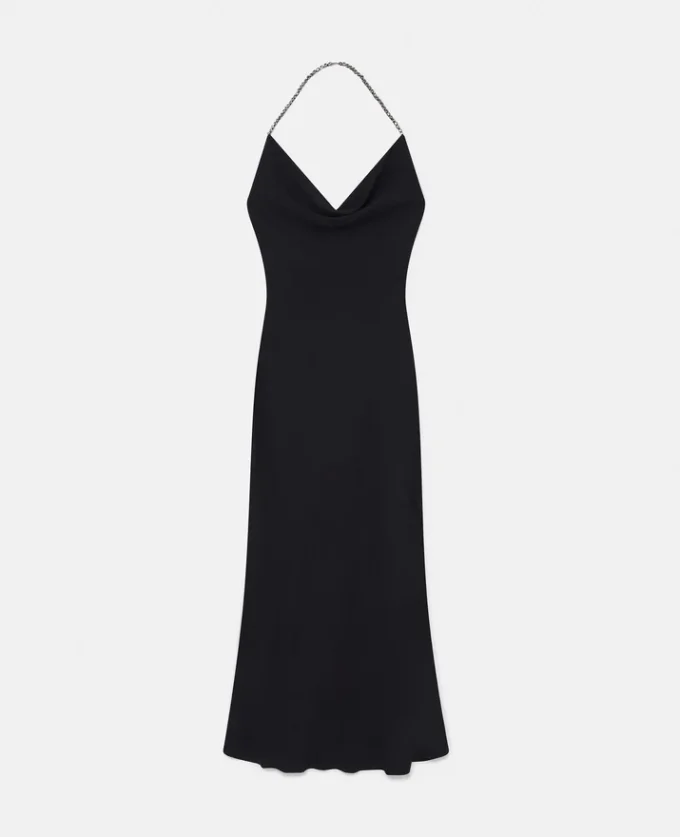 Plunge Crystal Halterneck Maxi Dress Plunge Crystal Halterneck Maxi Dress