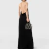 Plunge Crystal Halterneck Maxi Dress Plunge Crystal Halterneck Maxi Dress