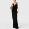 Plunge Crystal Halterneck Maxi Dress Plunge Crystal Halterneck Maxi Dress