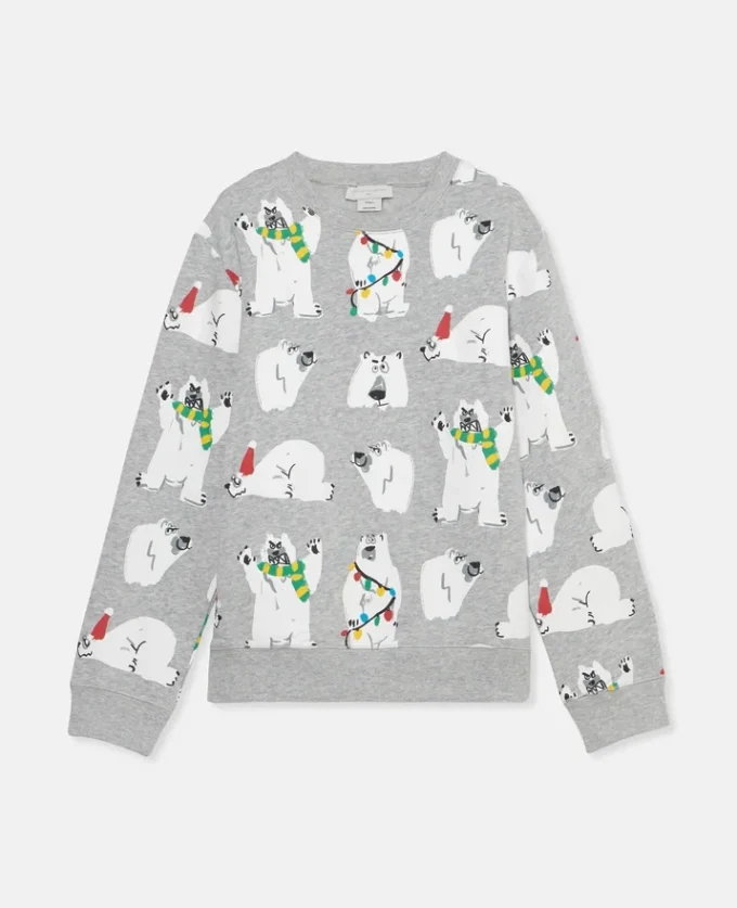 Polar Bear Print Sweatshirt Polar Bear Print Sweatshirt