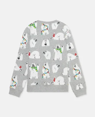 Polar Bear Print Sweatshirt