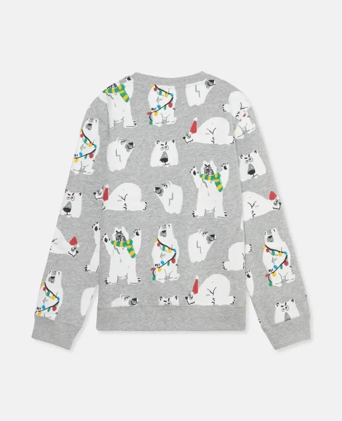 Polar Bear Print Sweatshirt Polar Bear Print Sweatshirt