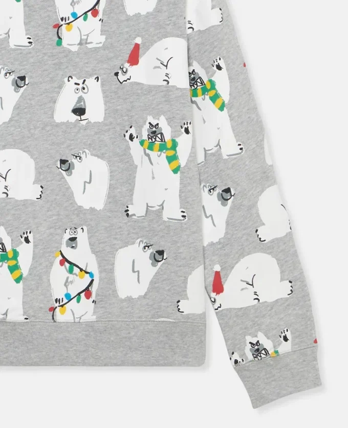 Polar Bear Print Sweatshirt Polar Bear Print Sweatshirt