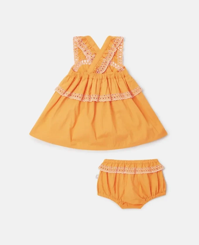 Popeline Dress and Bloomers Set Popeline Dress and Bloomers Set