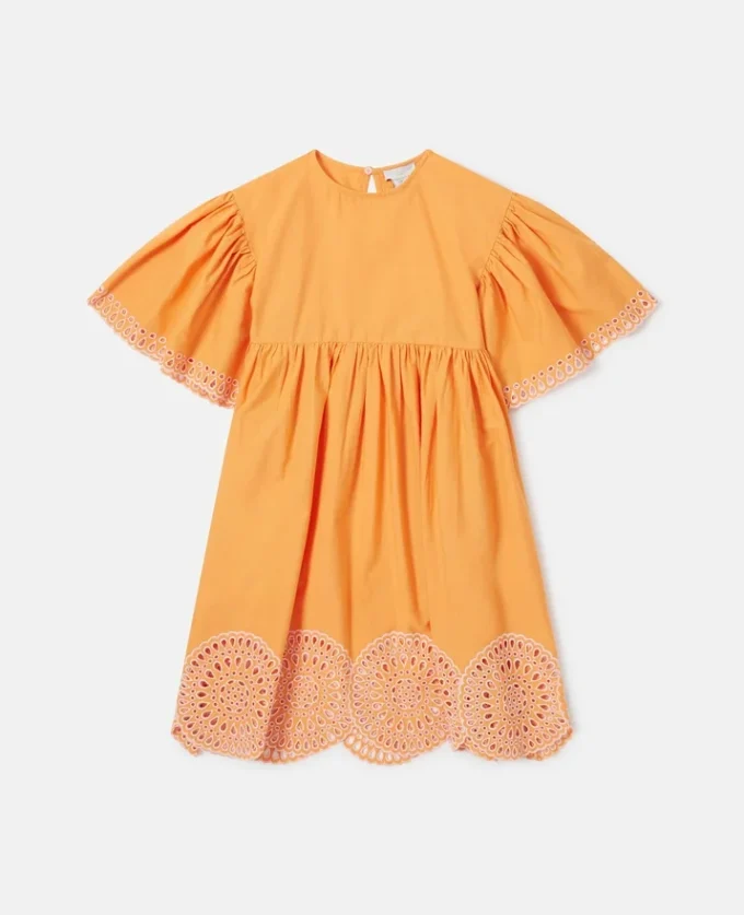 Popeline Short-Sleeve Dress Popeline Short-Sleeve Dress