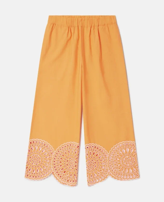 Popeline Statement Cuff Trousers Popeline Statement Cuff Trousers
