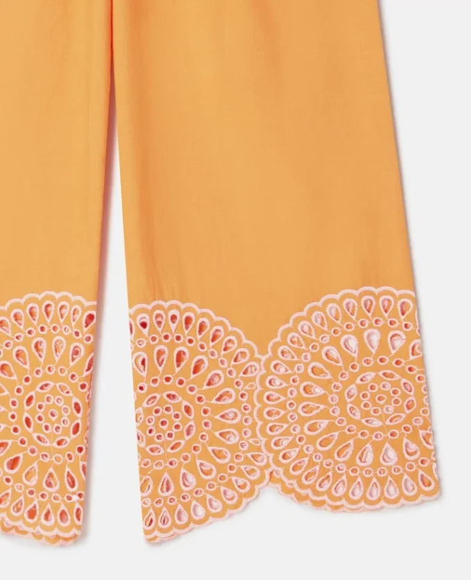 Popeline Statement Cuff Trousers Popeline Statement Cuff Trousers